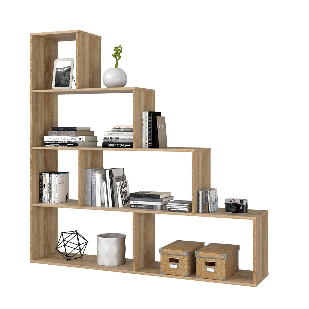 ESTANTERIA 145X145X29 CM ROBLE CANADIAN