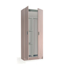 ARMARIO ESCOBERO 2 PUERTAS 73X180X37 CM ROBLE