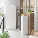 ARMARIO ZAPATERO 6 BALDAS 55X108X36 CM BLANCO