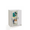 ARMARIO ZAPATERO 5 PUERTAS 38X45X33 CM BLANCO BRILLO