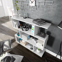 ESTANTERIA BAJA 110X97X25 CM BLANCO BRILLO