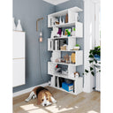 ESTANTERIA ALTA 80X192X25 CM BLANCO BRILLO