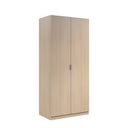 ARMARIO 2 PUERTAS 81X180X52 CM ROBLE