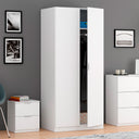 ARMARIO 2 PUERTAS 81X180X52 CM BLANCO