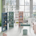 ESTANTERIA ALTA 52x180x25CM ROSA