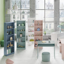 ESTANTERIA ALTA 52x180x25CM AZUL