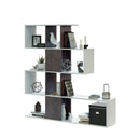 ÉTAGÈRE 145x145x29CM BLANC ARTIK/OXYDE