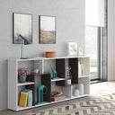 ESTANTERIA MULTIPOSICION 80x180x25CM BLANCO ARTIK/OXIDO