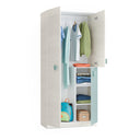 ARMARIO JUVENIL SNUBA 3 PUERTAS 200X90X52 CM VERDE ACQUA / BLANCO ALPES