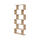 Estantería alta 192 x 80 x 24 cm roble canadian