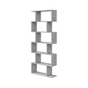 Estanteria alta 192x80x24 cm gris cemento