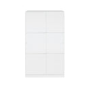Armario max 2 puertas correderas 200x120x50 cm blanco brillo