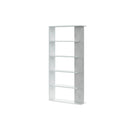 Estantería loras 90x180 cm blanco artik/cemento