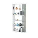 Estantería loras 90x180 cm blanco artik/cemento