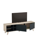 MESA TV 180X54X41 CM ROBLE/GRIS