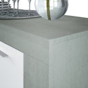 Mueble salón 3 puertas urban bufet 144x80x42 cm cemento/blanco artik