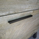 MUEBLE BAÑO CON ESPEJO ATHENA 80X80X45 CM ROBLE ALASK