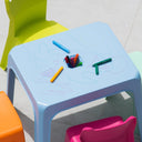 JAN CHILDREN'S SET: TABLE AND 2 CHAIRS, FUCHSIA