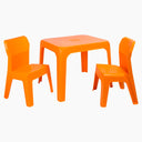 JAN CHILDREN'S SET: TABLE AND 2 CHAIRS, ORANGE
