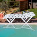 Cojunto master 2 tumbonas y mesa gris antracita