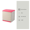 ARMARIO RESINA 1 ESTANTE ROSA 55X38.5X64.5 CM