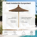 Pack Instalación Parasol de brezo Sunprotect Nortene