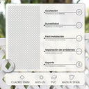 Treillis fixe en PVC blanc 18 mm Nortene