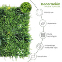 Jardim vertical folhoso em rolo, 100 x 100 cm, nortene