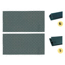 Pack instalación horizontal 2 Celosías PVC 18 mm Verde con perfiles y unión