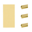 Pack instalación Celosía PVC 18 MM + 3 Perfiles MARFIL