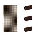 Pack instalación Celosía PVC 18 MM + 3 Perfiles MARRÓN