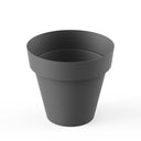 Maceta redonda TES antracita ø22 cm