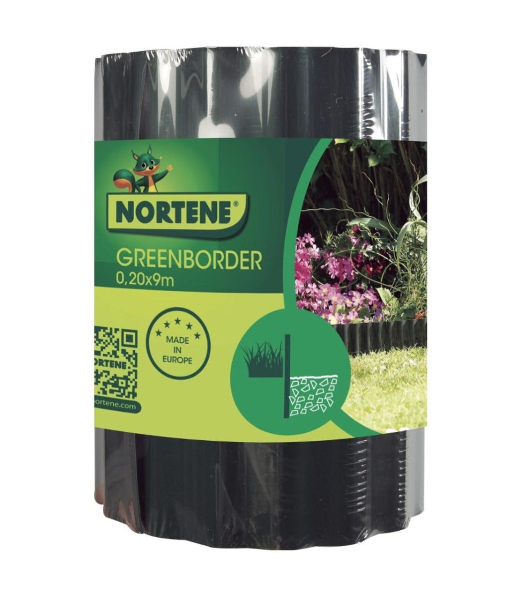 Bordo para césped greenborder 0.15x9 m verde nortene