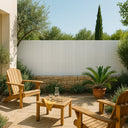 Cañizo pvc simple cara plasticane blanco nortene