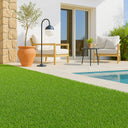 Césped artificial GREEN VIGO 40 mm, con fibra en forma de Omega y doble base