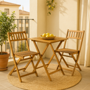 CONJUNTO MESA SILLAS ACACIA 44X51X83 CM