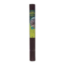 Grillage carré en plastique, 5 mm, marron, orienté au nord