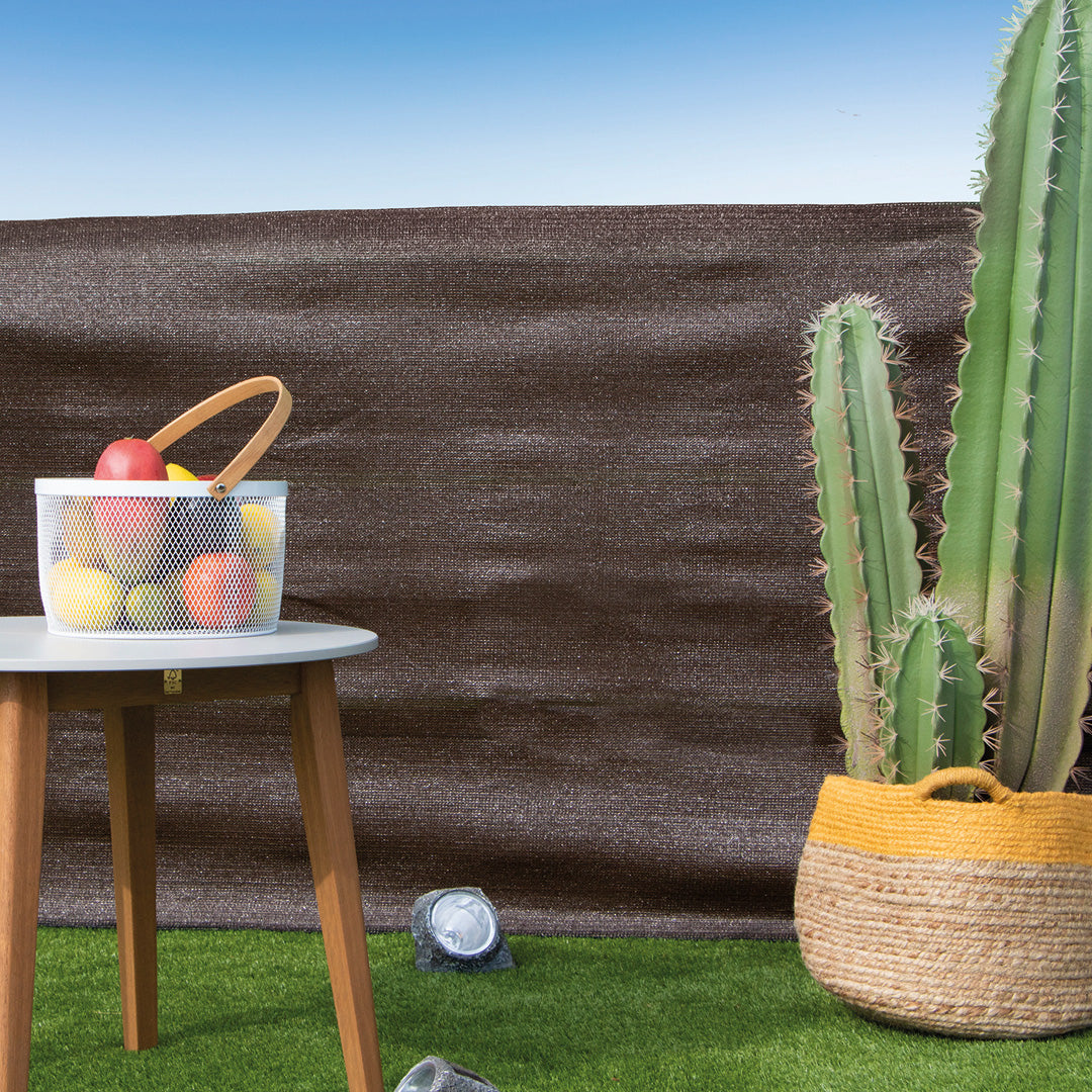 Malla de ocultación recynet basic 70 gr marrón nortene