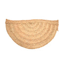 FELPUDO SEMICIRCULAR ESPARTO MARSELLA 100X50 CM D&L