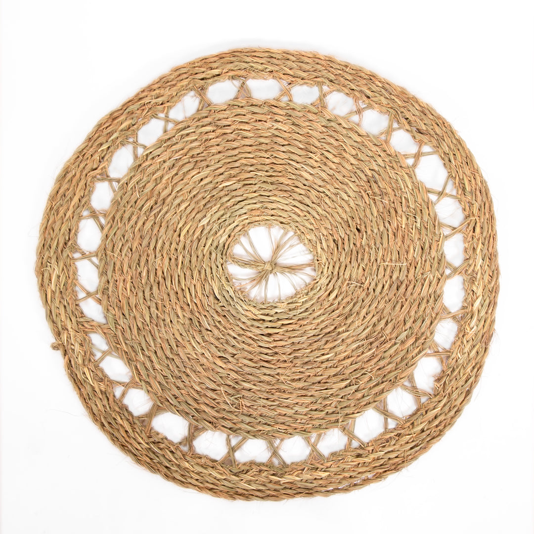 ALFOMBRA REDONDA ESPARTO TÚNEZ 100 CM D&L