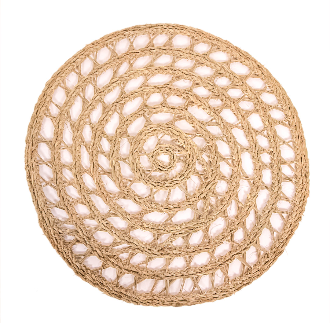 ALFOMBRA REDONDA ESPARTO TRÍPOLI 80 CM D&L