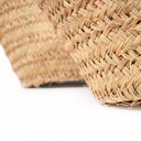 Scaffale in legno di sparto con manici, stile Cannes, 65x50x30 cm, D&L