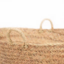 Scaffale in legno di sparto con manici, stile Cannes, 65x50x30 cm, D&L