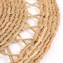 ALFOMBRA REDONDA ESPARTO TÚNEZ 80 CM D&L