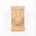 MACETERO VERTICAL ESPARTO 1 PLANTA FEZ 24X18X45 CM D&L