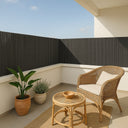 CAÑIZO PVC DOBLE CARA SURFCANE 20 MM ANTRACITA NORTENE