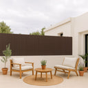 Cañizo pvc simple cara plasticane marrón nortene