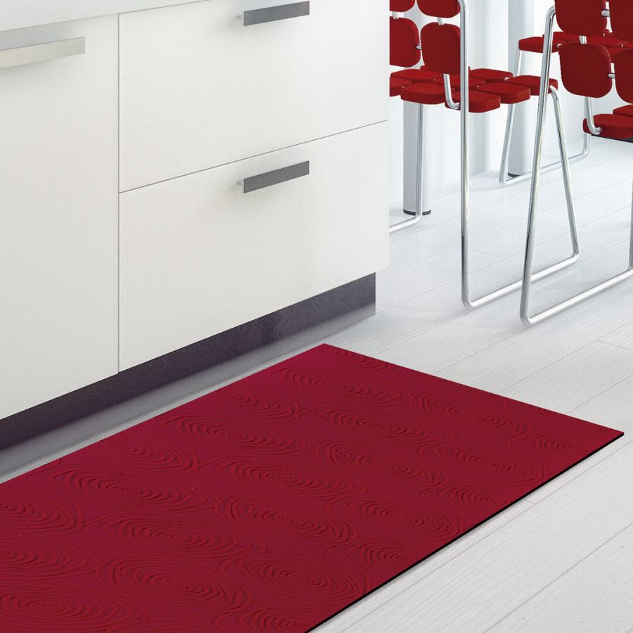 Patchwork alfombra alfombra suelo rojo 200x230 cm 