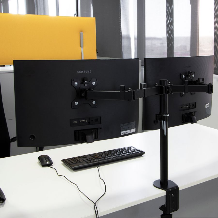 StarTech.com Soporte de pared para monitor – giratorio único – Soporta  monitores de 13 a 34 pulgadas – Soporte de pared para monitor VESA – Negro