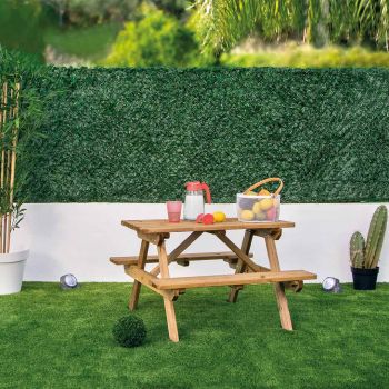 para jardin o terraza flonatur Seto artificial ocultacion jardín 1x3m seto decorativo color verde ocultación 90% 